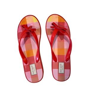 Kate Spade Rina Wedge Flip Flops (original receipt included)
